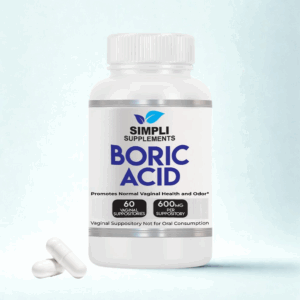 Boric Acid Suppositories for Women 600mg – 60 Count | Vaginal pH Balance Support | Feminine Care | Helps Maintain Freshness & Odor Control